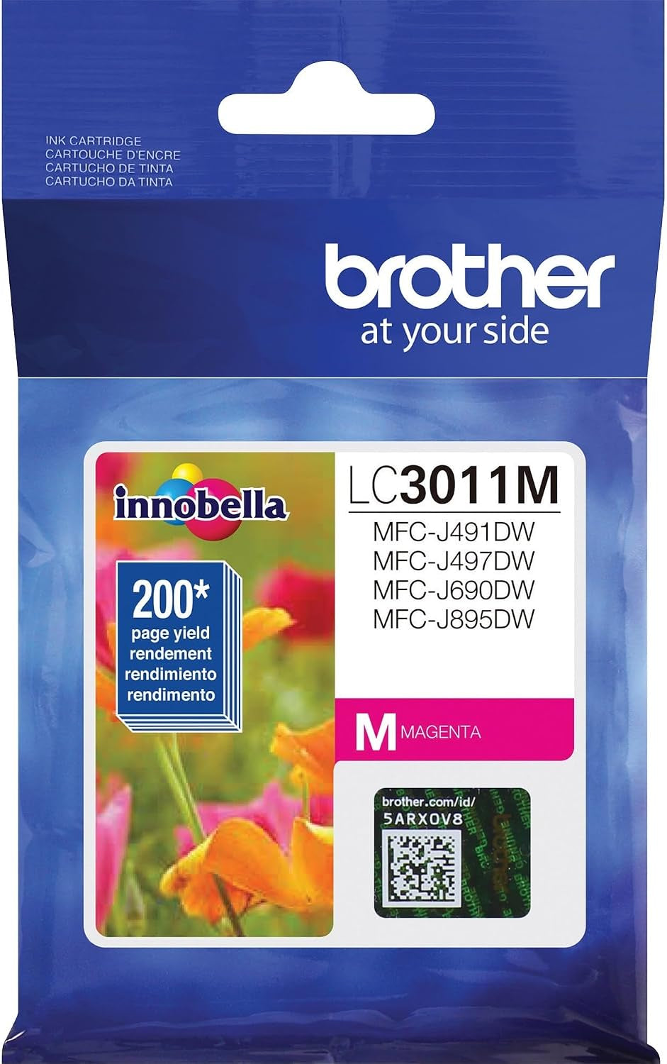 Printer LC3011M Single Pack Standard Cartridge Yield up to 200 Pages LC3011 Ink Magenta