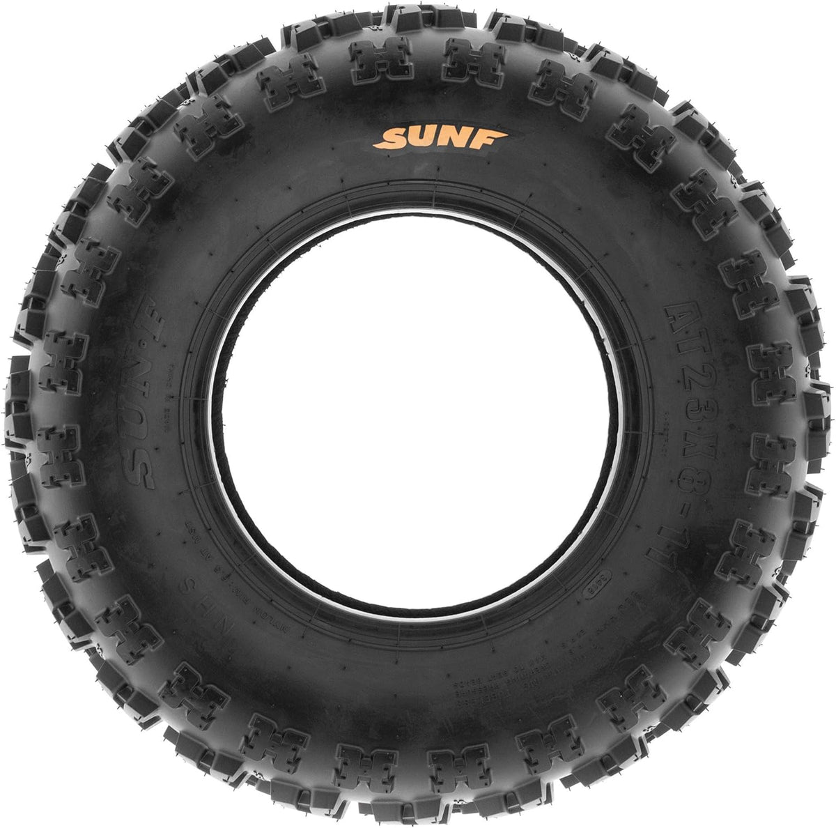 21X7-10 Front & 20X10-9 Rear ATV UTV Knobby Sport Tires,6 PR Tubeless A027, Set of 4