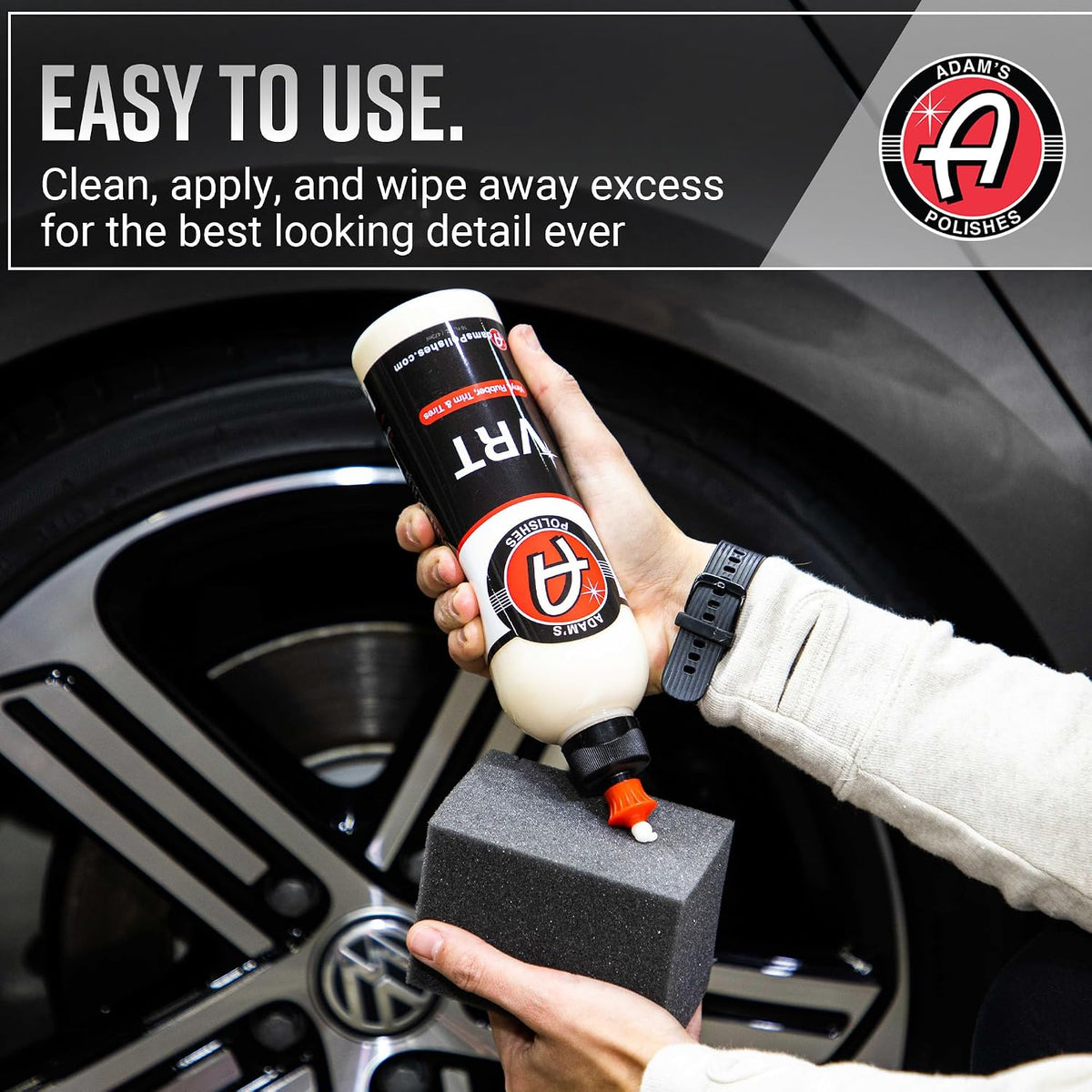 VRT Combo - Vinyl, Rubber and Plastic Non-Greasy Long Lasting Super Shine Dressing for Tires, Trim and More, Safe for Cars, Trucks, Suvs, Rvs & More