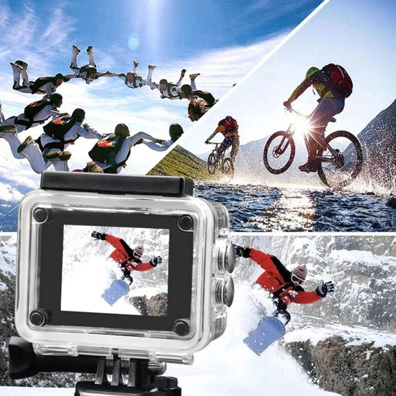 4K Action Camera 1080P/30FPS Wifi 2.0" 170D Underwater Waterproof Helmet Video Recording Camera Sports Cameras Outdoor Mini Cam